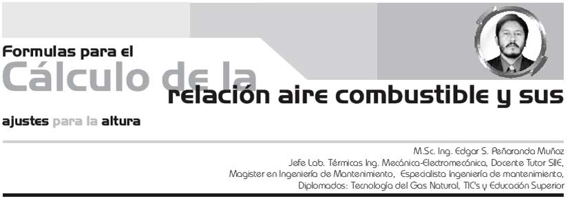 relacion aire combustible